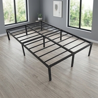Nouvelle conception, lit en métal de taille standard, durable, moderne, facile à assembler, gain de place, pour hôtel, maison, chambre, école, tailles personnalisables