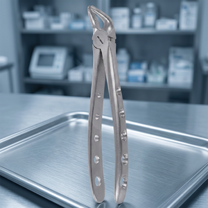 คีมถอนฟัน BK IND CE Certified Dental Extraction Forceps Fig. ฟันกรามบนขวา 65R สีเงิน แบบแมนนวล ด้ามจับแบบมีลายคลื่น คลาส I 30 ตำแหน่งขากรรไกร - Product Image 3