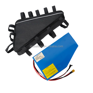 Batería Triangular de 72v con Bolsa para Batería, Batería Triangular de 72 Voltios para Bicicleta Eléctrica 25 72v 25/29ah, Estuche Blando, XP-BYY-48v14AH - Product Image 1