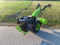 Tracteur agricole multifonctionnel diesel 2 roues motrices 18 CV 20 CV 22 CV - Motoculteur manuel avec rotoculteur