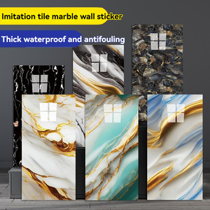 Adesivi <span class=keywords><strong>per</strong></span> Piastrelle Effetto Ceramica Autoadesivi Impermeabili Ecologici in Marmo Ignifugo <span class=keywords><strong>per</strong></span> Cucina, Soggiorno e Camera da Letto - Product Image 6