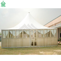 Carpa de Boda de Lujo Personalizada, Impermeable, de Aluminio y PVC, para 100 Personas