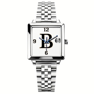 Montres automatiques de luxe personnalisées ODM OEM, nouveau style, 34 mm, carrées, en acier inoxydable 316L, analogiques, mécaniques, pour femmes - Product Image 4
