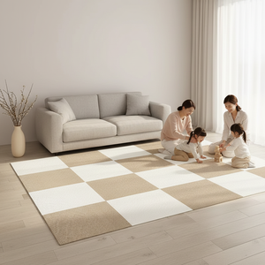 Dalles de moquette autocollantes en polyester, ignifuges, insonorisantes, rembourrées, réversibles, lavables, antidérapantes, écologiques, pour la maison et le <span class=keywords><strong>golf</strong></span> - Product Image 4