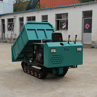 Prix de gros usine Mini-dumper chenillé diesel 1000 kg à forte capacité de charge, tout-terrain, pour chantier de construction