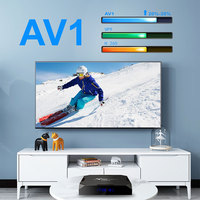 Boîtier TV ultra intelligent X96Max Plus Android 11 Amlogic S905X4 4 Go 64 Go 8K AV1 BT Quad Core 8K prise en charge 4 Go 32 Go décodeur 1 an