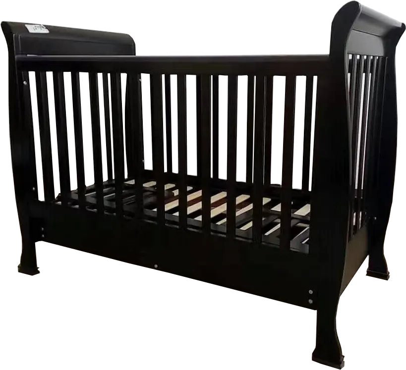 Multifunctionele Massief Nz Grenen Babybedje Baby Wieg Crib Stijl 3 In 1 Sleigh Cot Bed Met Lade