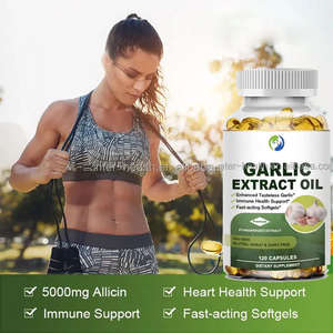 ASAP OEM Halal Food Grade <b>Garlic</b> Oil Softgel <b>Capsules</b> Natural Hair Supplement in Bottle - Product Image 3