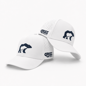 Casquette de golf 6 panneaux en silicone avec logo imprimé et brodé, personnalisable, haute qualité, faible MOQ, fermeture Velcro, séchage rapide, durable, pour homme - Product Image 1