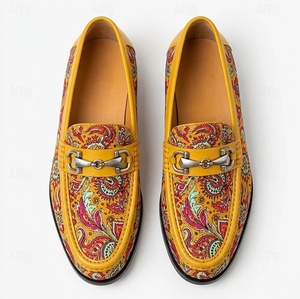 Men Classic Slip-On Loafers Low <b>Heel</b> Genuine Leather Casual Versatile Formal Plus Size Cross-Border Fashion Business Dress Shoes - Product Image 4