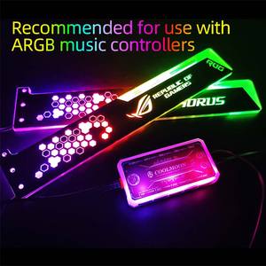 COOLMOON, superventas, tarjeta gráfica para juegos de 28CM, compatible con 5V3PIN, soporte para PC GPU, tres patrones, a 4 pines PSU, soporte para GPU de ordenador - Product Image 3