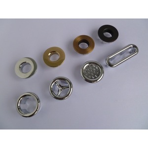 Chrome Overflow Hole Cover Round 2 In To 2.9 In Screw In Easy Cleaning Bath Hardware Set - Product Image 1