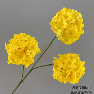 Flores Artificiales Pingping, Hortensia Miniatura de 3 Cabezas, Flor de Seda para Decoración de Bodas y Hogar - Product Image 5