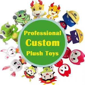 Fabricant OEM personnalisé peluche douce oreiller poupées peluche libre modifications dessin animé peluche animaux jouets pour cadeaux