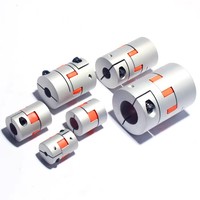 Accouplement à vis en étoile, encodeur à tige, accouplement élastique à couple élevé, servomoteur, accouplement en alliage d'aluminium