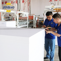 Plaques en plastique haute densité Jinbao, panneaux PVC Forex, panneaux en mousse PVC pour armoires de cuisine