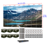 Pantalla LED para Eventos Promocionales al Aire Libre, Panel de Alquiler P3.91 de 4m X 2.5m (13 pies X 8 pies), Resistente al Agua IP67, Garantía de 3 Años