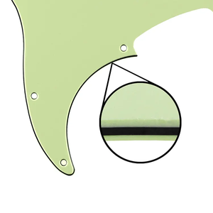 3Ply Mint <span class=keywords><strong>Green</strong></span> <span class=keywords><strong>Jazz</strong></span> JB Pick Guard 4 cuerdas <span class=keywords><strong>Bass</strong></span> Pickguard para bajo eléctrico - Product Image 3
