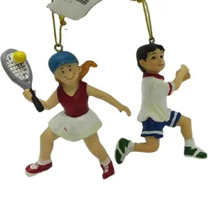 Figurine de sport de baseball personnalisée en résine polyrésine, ornements de personnages de dessin animé