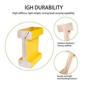 Poutre en bois H20 de 5000 mm de longueur pour coffrage en contreplaqué de béton, pour la construction de dalles en béton - Product Image 3