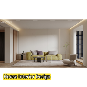 <span class=keywords><strong>Plan</strong></span> d'aménagement architectural de la <span class=keywords><strong>maison</strong></span>, rendu 3D, design d'intérieur moderne, design d'intérieur de luxe léger, service de design d'intérieur pour villa - Product Image 3