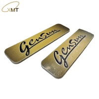 Autocollant en métal en relief Debossewd 3D effet plaque d'aluminium étiquette pour voitures sacs cosmétiques paquet décoration