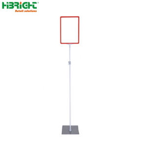 Soporte de señal de pedestal ajustable, soporte de exhibición de tienda, soporte de señal para Almacenamiento y suministros de supermercado - Product Image 2