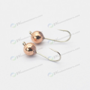 Leurre <span class=keywords><strong>Micro</strong></span> Jig en tungstène, petites têtes de gabarit de pêche pour la pêche à la mouche, balle Crappie Jigs DIY Crappie Truite Attachant des mouches Pêche sur glace - Product Image 3
