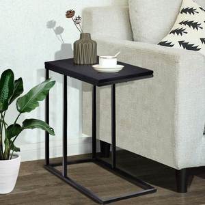 Modern Mobile Snack Nightstand <b>Sofa</b> <b>Table</b> Coffee <b>Side</b> Laptop Desk Metal Frame Dining Hotel Use - Product Image 4