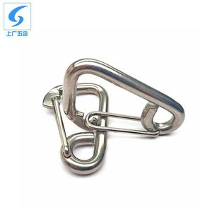 Gancho de Escalada Industrial y Doméstico de Acero Inoxidable 304 con Hebilla de Resorte Simple M6 M8 M10 M12 M14 M16 M18 M20 para Shanghái y Guangzhou - Product Image 2
