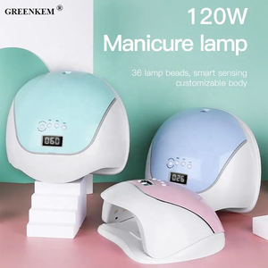 120W outil de manucure à ongles rose Machine sèche vernis à ongles Gel lumière portable USB séchage rapide UV Led <span class=keywords><strong>lampe</strong></span> à ongles - Product Image 2