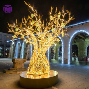 Arbre en cristal décoratif avec éclairage LED pour allée de jardin et aménagement paysager extérieur, éclairage de festival - Product Image 2