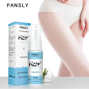 PANSLY <span class=keywords><strong>Spray</strong></span> per inibitore della crescita dei capelli depilazione permanente per braccio/ascelle/gambe/ingrediente delicato crema per capelli incarnita - Product Image 1
