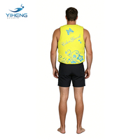 Gilet de sauvetage en néoprène personnalisé pour adultes, unisexe, en mousse PVC, pour le wakeboard, le surf, la natation, la voile, les sports nautiques, le kayak