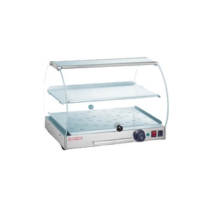 Calentador de exhibición de alimentos Calentador humidificado comercial Gabinete de exhibición de pasteles Vitrina de pastelería para Hotel Restaurante Panadería Tienda - Product Image 1