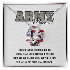 สร้อยคอจี้รูปหัวใจทองแดง "ถึงคุณแม่ผู้แข็งแกร่งของฉัน" พร้อมการ์ดข้อความแบบกำหนดเอง - ของขวัญวันแม่สไตล์คลาสสิกสำหรับคุณแม่ผู้สนับสนุน UIONEN - Product Image 1