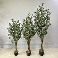 Décor de Plantes Artificielles Nouvelle Mode Grandes Ventes Chaudes Dernières Plantes Grand Olivier Génial pour la Décoration de Restaurant.