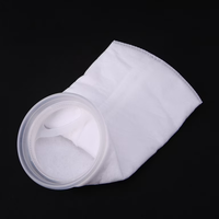 Bolsa de Filtro de Poliéster PP No Tejido Tamaño 1 2 para Acuario/Tanque de Agua, Calcetín Filtrante de 7 Pulgadas con Anillo, Bolsa de Filtración de Líquidos de 1 5 10 25 Micrones