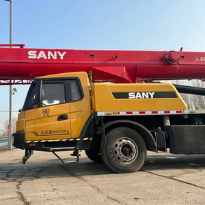 Grue sur camion Sany 25 tonnes STC250T, flèche jaune-rouge, masse totale 34000 kg, d'occasion - Product Image 3