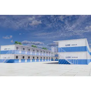 2023 DongChuang new tech project 40ft sea container frame capsule house turnkey prefabricated container homes with kitchen bathr