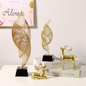 Mystic Arts Feng Shui Lucky Charm Ornament Metal Abstract Sculpture For Entryway Living Room Desktop Decoration - Product Image 3