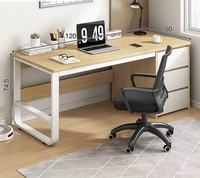 Bureau d'ordinateur minimaliste pour la maison avec tiroirs, table d'écriture pour étudiant, bureau d'étude multi-rangement pour chambre à coucher