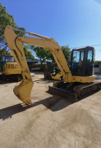 Mini-pelle d'occasion 5.5 tonnes bon marché chinoise petite pelle sur chenilles d'occasion Komatsu PC55MR du Japon à vendre - Product Image 5