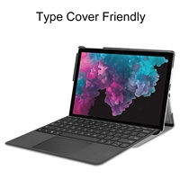 Housse de protection intelligente en cuir PU léger pour Microsoft Surface Pro 7 12.3 pouces 2019