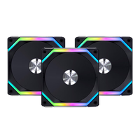 Ventilador RGB para PC Lian Li UNI FAN SL120 V2-3B, Nuevo Ventilador de Refrigeración para Juegos con Disipador de Calor de Plástico para Computadora