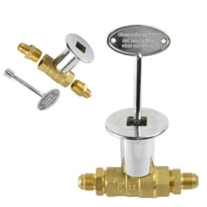 Válvula de Control de Latón para Gas, Válvula de Incendio para <span class=keywords><strong>Chimenea</strong></span>, Proyecto Casero, Uso de Gas Natural, Control de Seguridad, Diámetro Nominal de 0.5 Pulgadas - Product Image 3