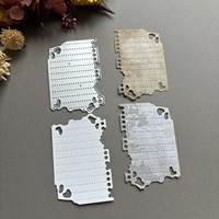 Petit moule de découpe en acier au carbone pour encadrement de feuilles mobiles, idéal pour l'embossage de cartes et d'albums de décoration intérieure