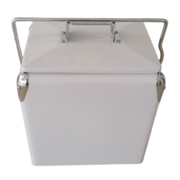 Glacière métallique durable 7L/13L/17L/28L pour le camping – Maintien au frais