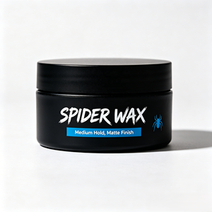 Cera para el Cabello Spider, Precio de Fábrica, Cuidado del Cabello Profesional, Crema Voluminizadora y de Peinado, Cera Mate Personalizada - Product Image 3