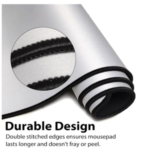 Bán buôn dài màu đen overlock cạnh Non-Slip3Mm thăng hoa chuột <span class=keywords><strong>Pad</strong></span> khoảng trống lớn in cao su chuột <span class=keywords><strong>Pad</strong></span> cho thăng hoa - Product Image 5